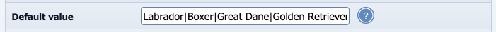 Create a list of choices for your custom profile field