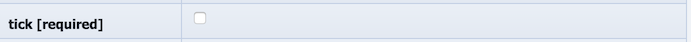 If set as required it will not actually show as required as it is not possible for it to not have a value