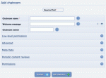 Add chatroom form