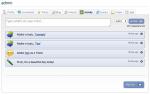 Activity feed