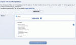 Composr Import addons screen