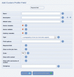Adding a custom profile field