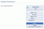 Viewing a download