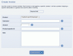 Invoicing a member