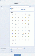 Adding an emoticon
