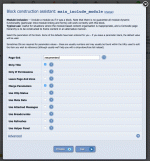 Embedding a recommend module (you cannot see, but in this case I am adding it inside the body of a news post)