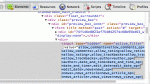 Inspecting the block&#039;s HTML to get the auto-generated Filtercode filter string, which we&#039;ll use as a starting point