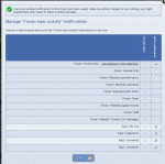 The button sets a notification on a forum/topic