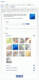 Editing your/a member avatar