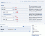 The menu editor