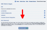 Finding the &quot;add theme image&quot; button