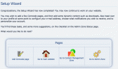 Composr Setup Wizard concluded