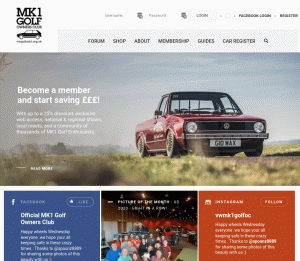 Logo for Mk1 Golf Owners Club